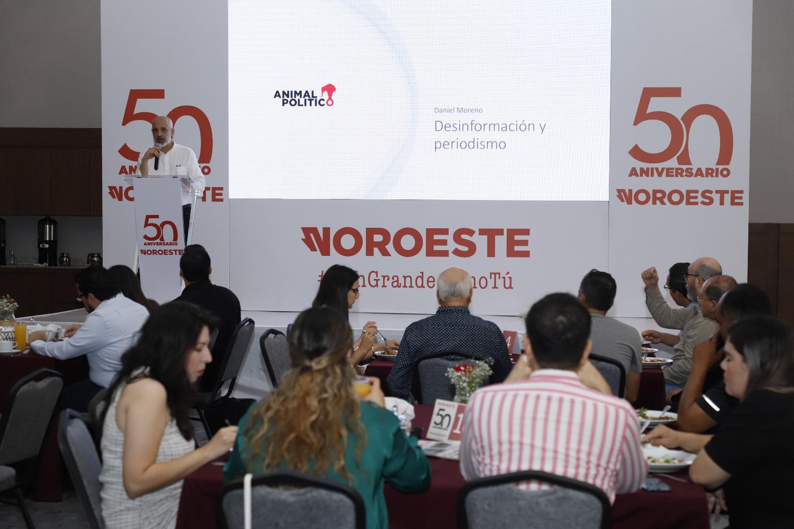 $!La desinformación sólo puede combatirse con indignación, investigación y participación ciudadana: Daniel Moreno