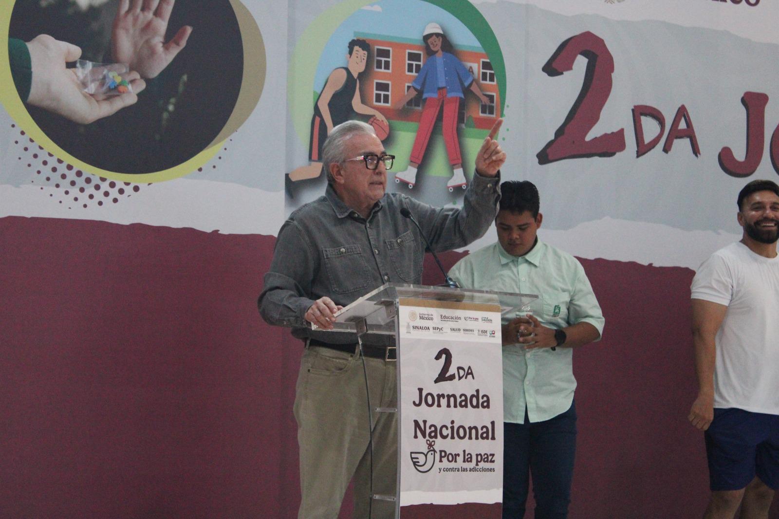 $!Arranca la Segunda Jornada Nacional por la Paz y contra las Adicciones en Sinaloa