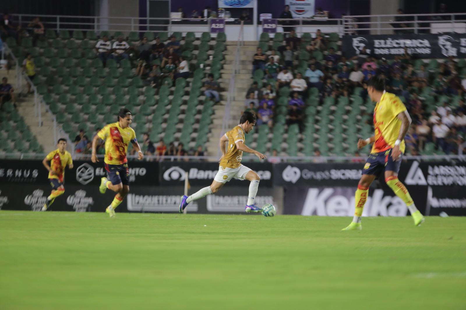 $!Dorados deja ir el empate desde el penal y cae 0-1 ante Atlético Morelia en Mazatlán