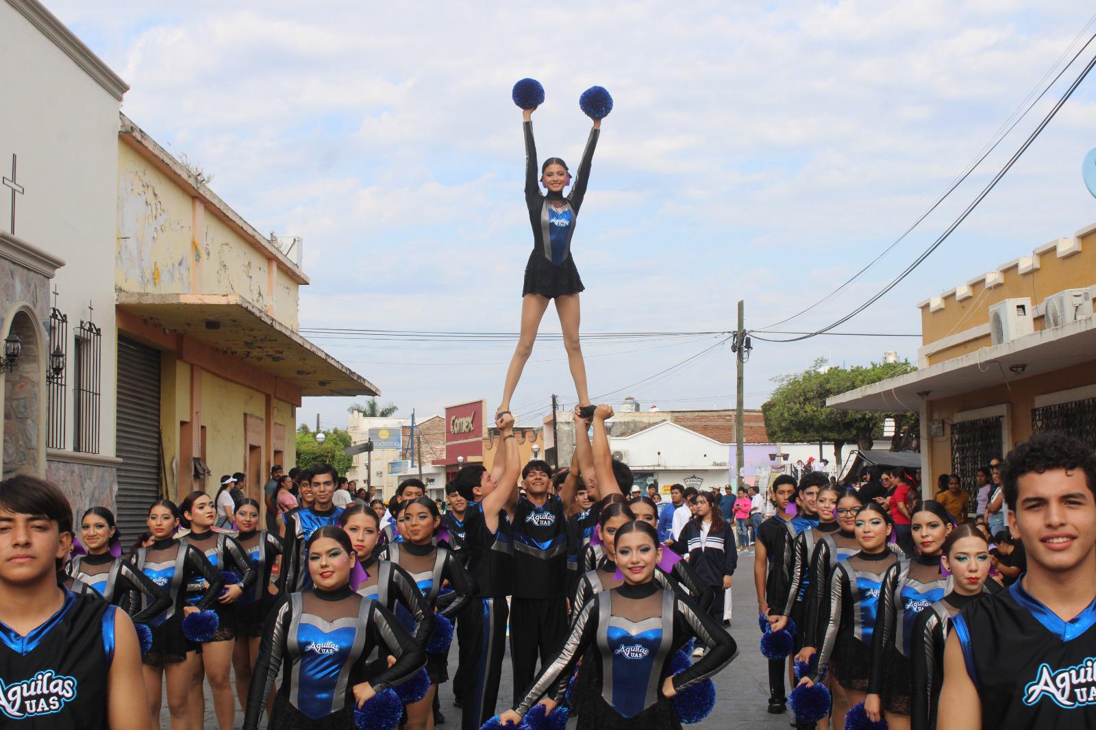 $!Conmemoran en Rosario con acto cívico y desfile la Revolución Mexicana