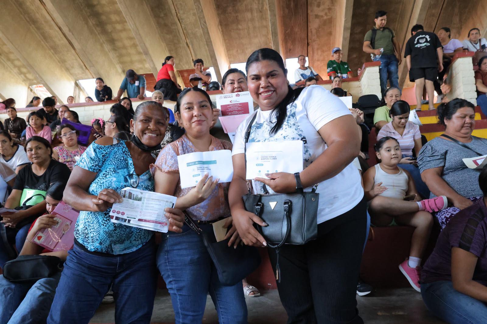 $!Realizan sorteo del programa Vivienda para el Bienestar en el municipio de Rosario