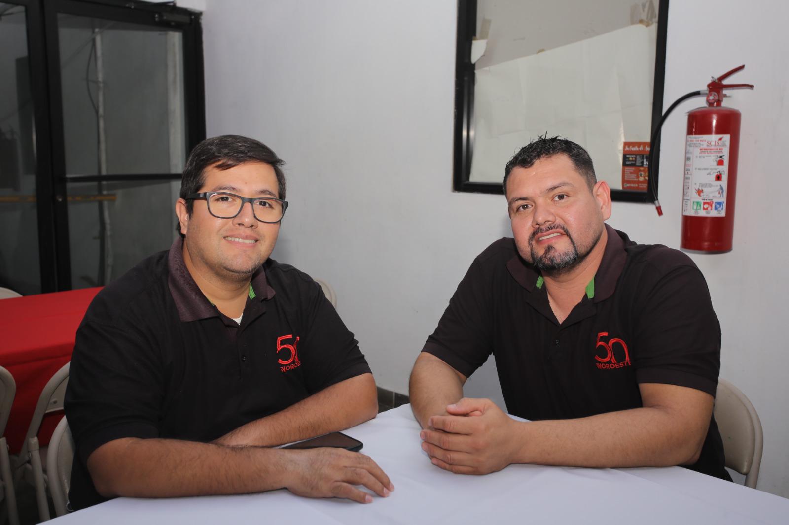 $!Miguel Flores y Omar Salas.