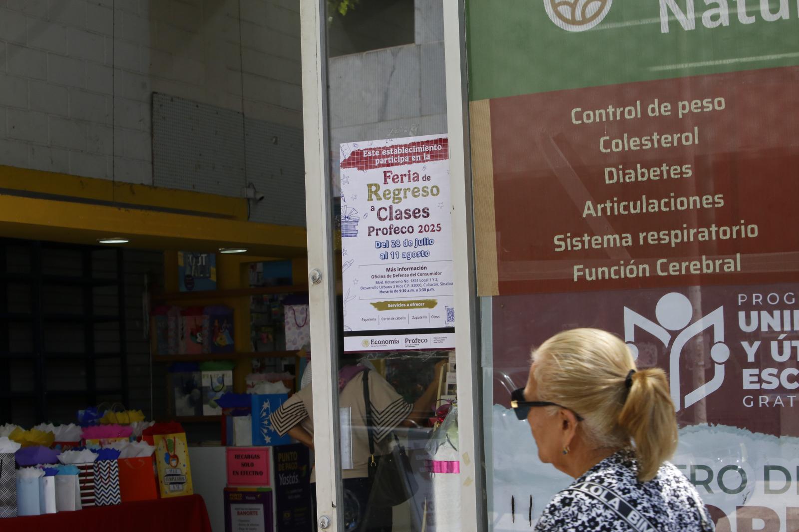 $!Arranca en Culiacán Feria de Regreso a Clases: tiendas con calcomanía darán descuentos