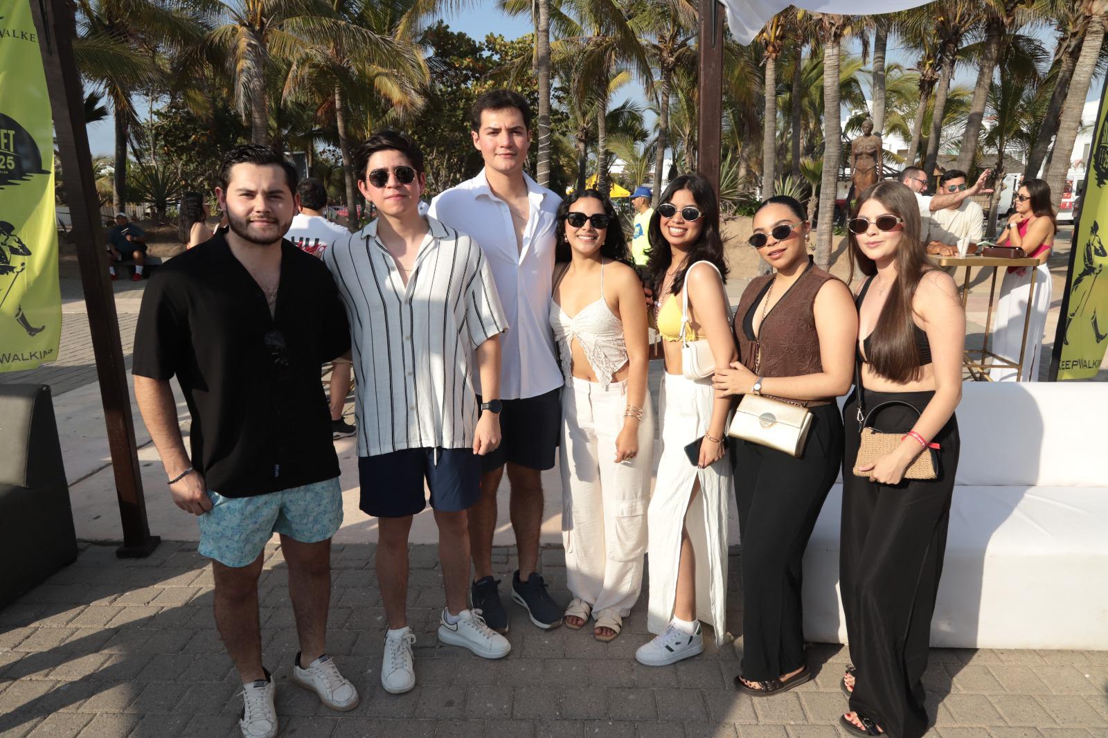 $!Sebastián Arufe, Alan Olivas, Josa Lara, Ximena Quintero, Andrea Pimentel, Melissa García e Itzel Bastidas.