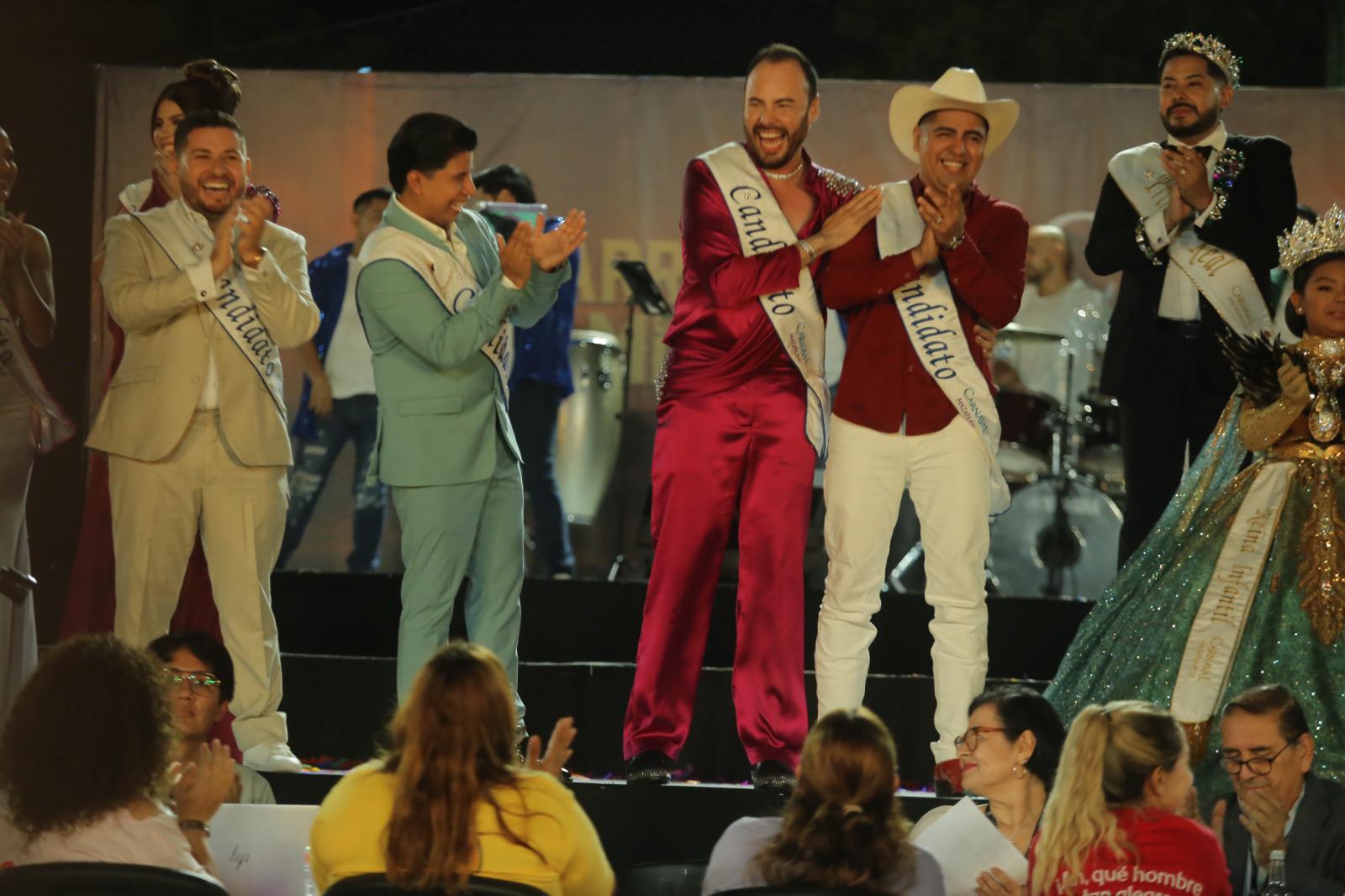$!Eileen Cruz y Guillermo Orrante toman ventaja en el primer cómputo del Carnaval de Mazatlán 2026