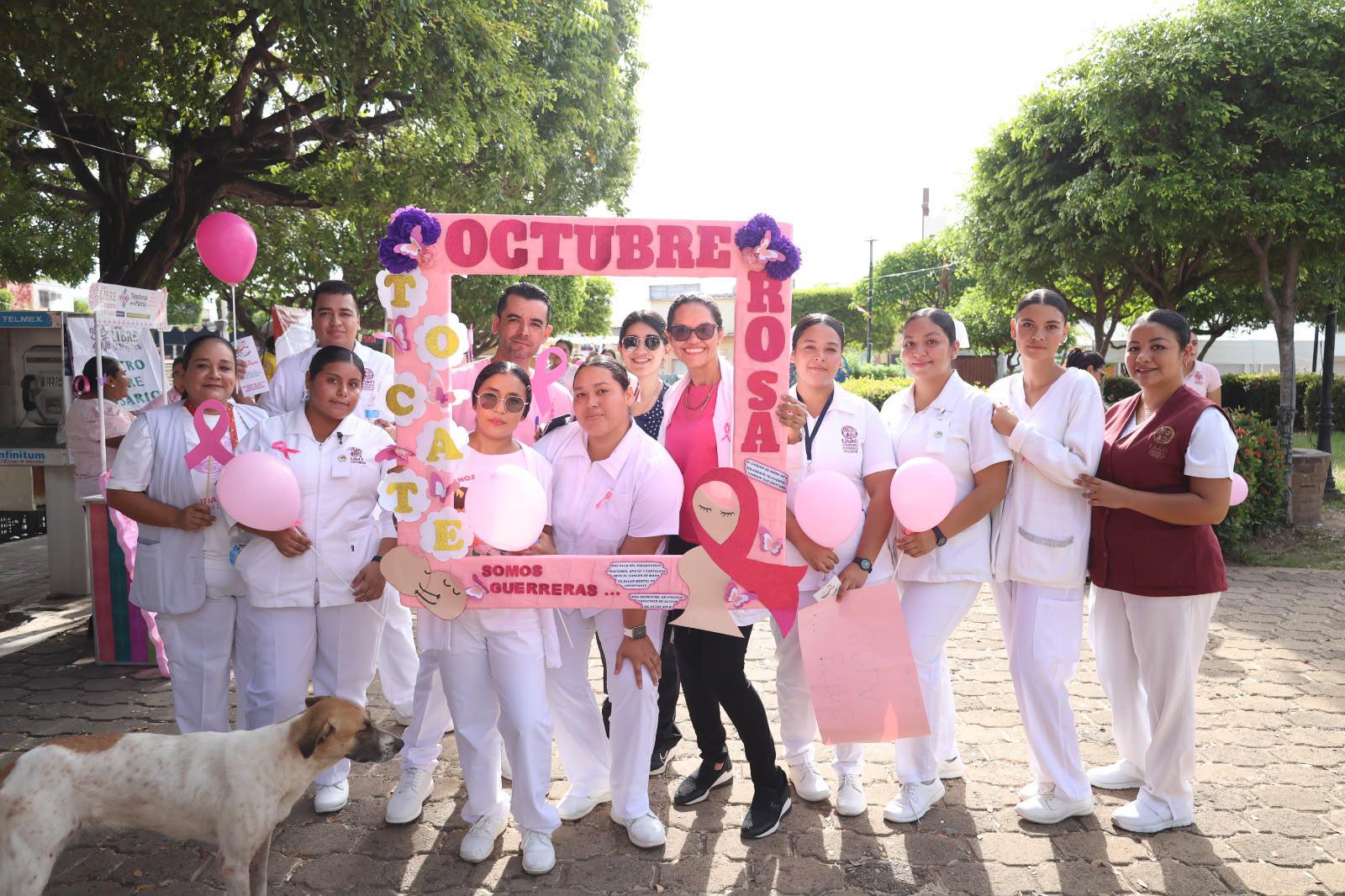 $!Conmemoraron en Rosario el Día Mundial de la Lucha contra el Cáncer de Mama