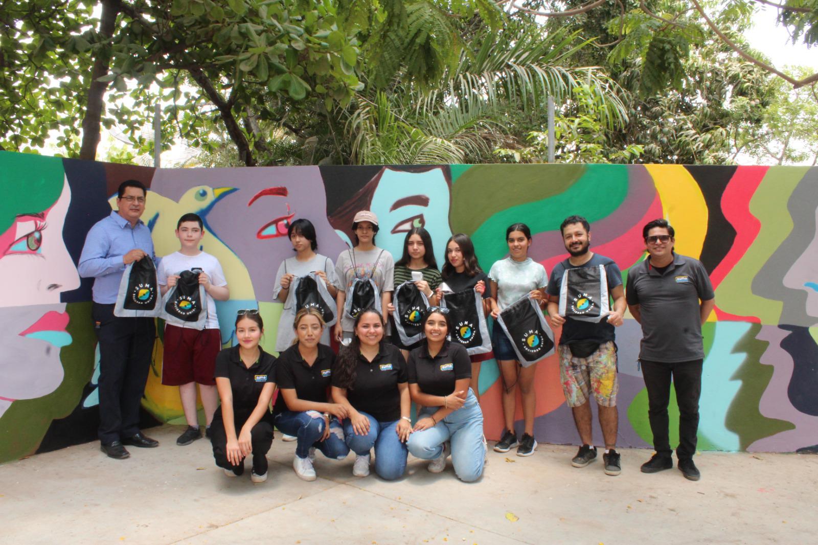 $!Estudiantes de secundaria en Culiacán dejan su legado en murales