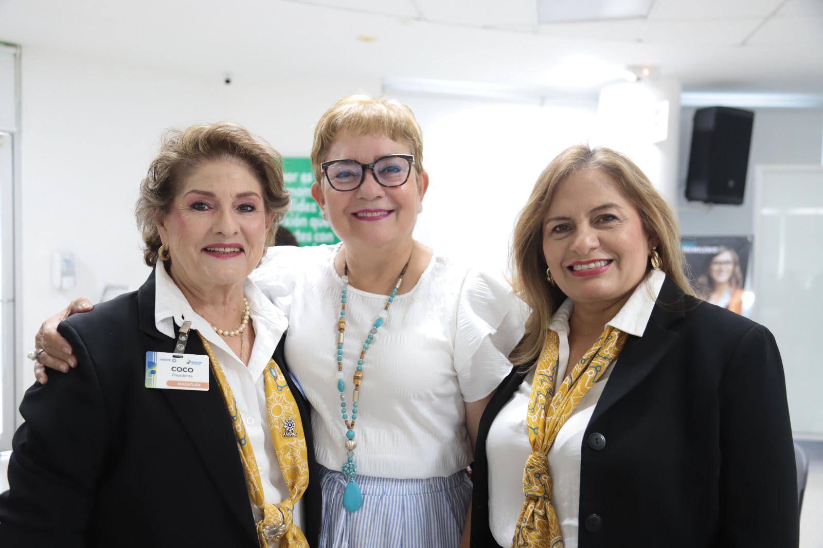 $!Coco Urrea de Valadés, Norma Osuna y Liz Benítez.