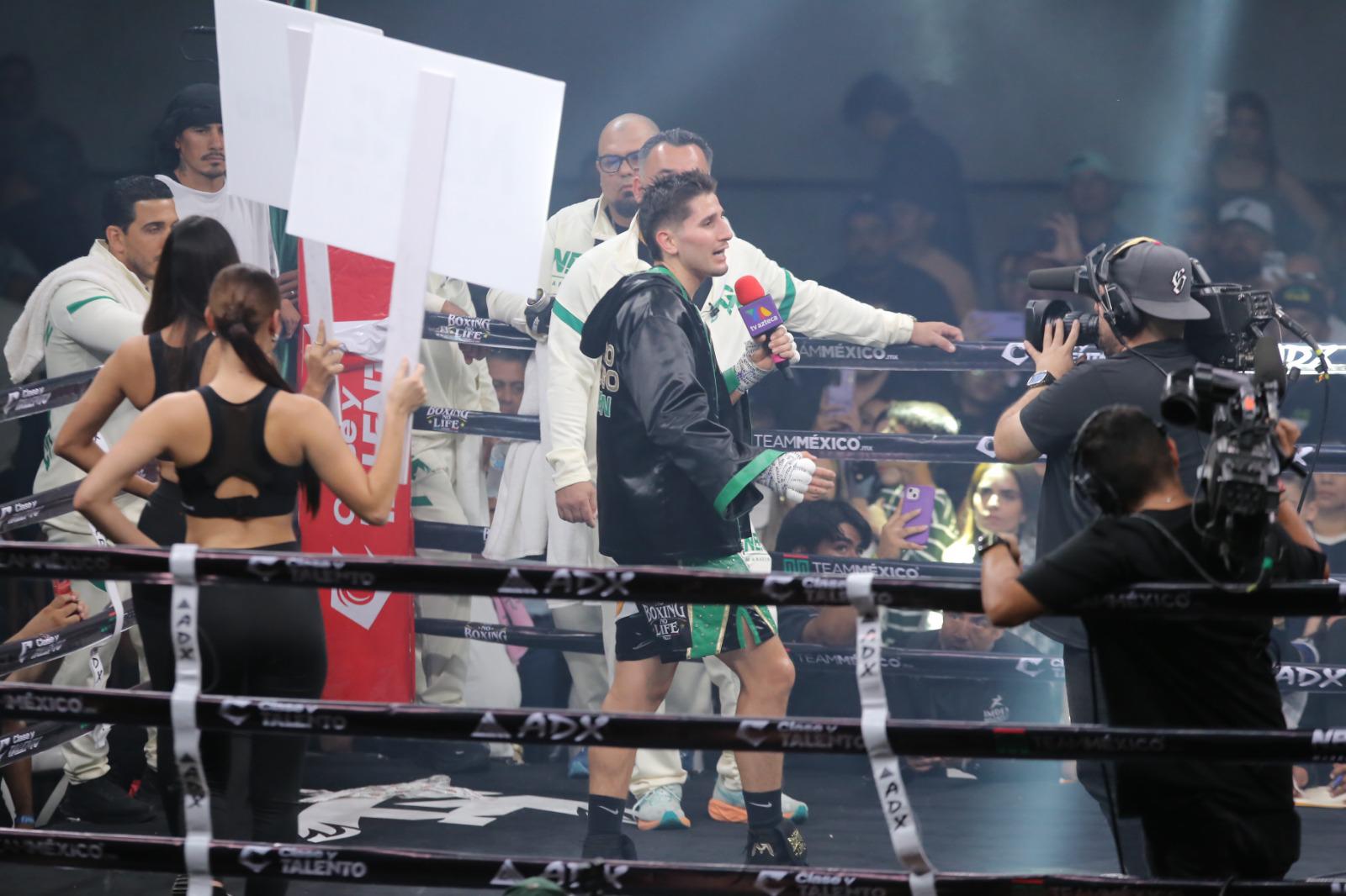 $!Fue una buena pelea, qué bueno que le gustó a la gente: Marco Verde