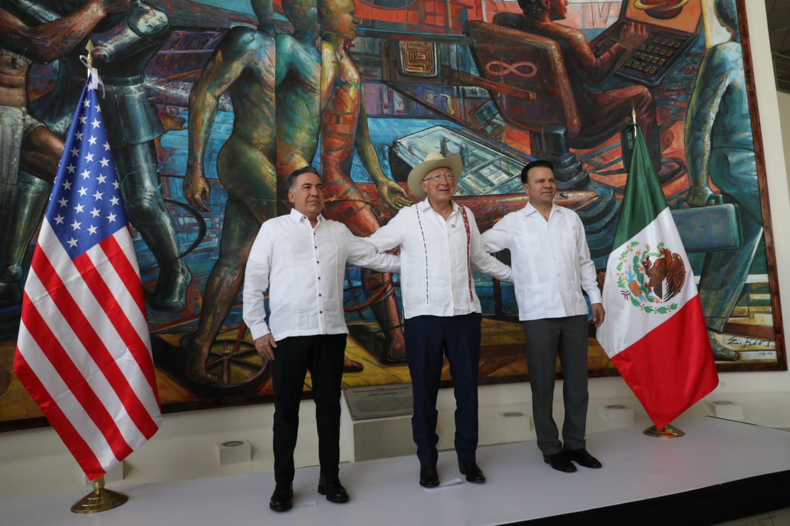 $!Impulsan gobernadores y EU el Corredor Económico desde Sinaloa hasta Texas
