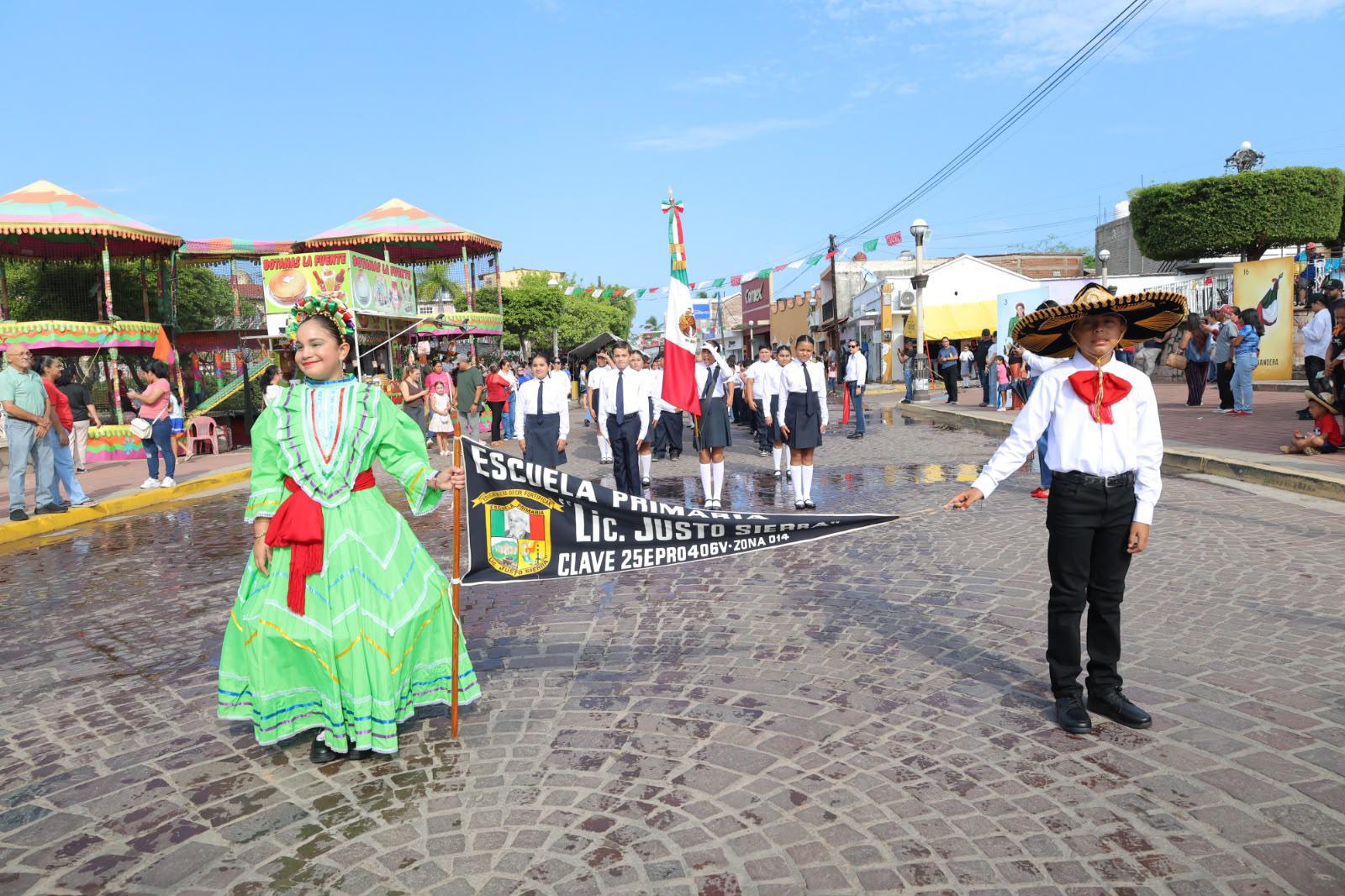 $!Rosario celebra la Independencia de México con desfile cívico