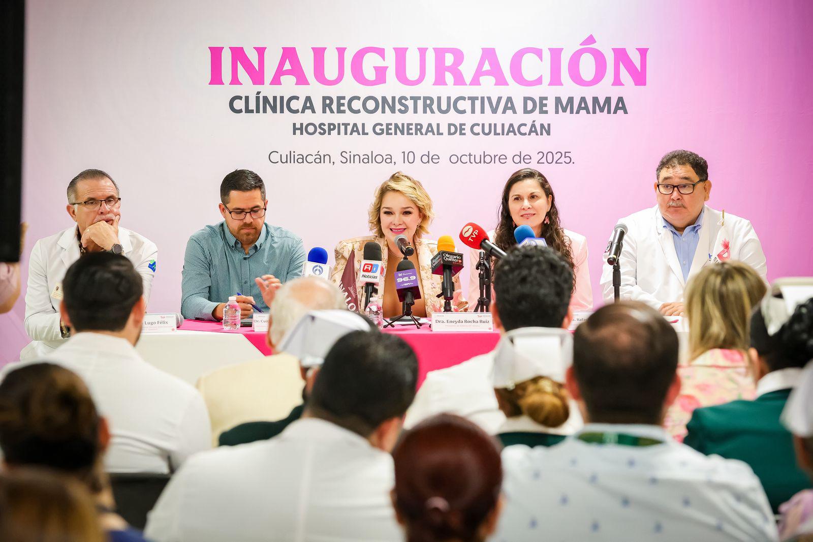 $!Inauguran en el Hospital IMSS Bienestar en Culiacán clínica reconstructiva de mama
