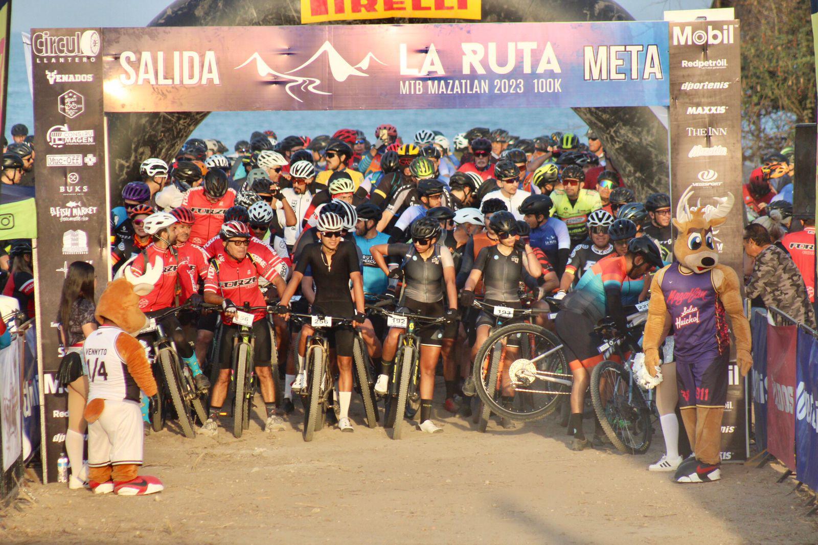 $!Borbón e Ibáñez conquistan La Ruta MTB Mazatlán