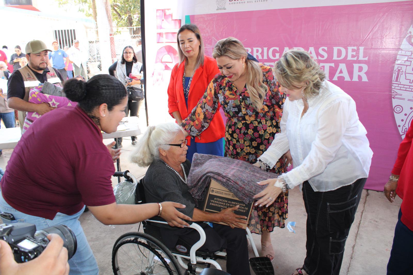 $!DIF Sinaloa realiza la Brigada del Bienestar en Rosario