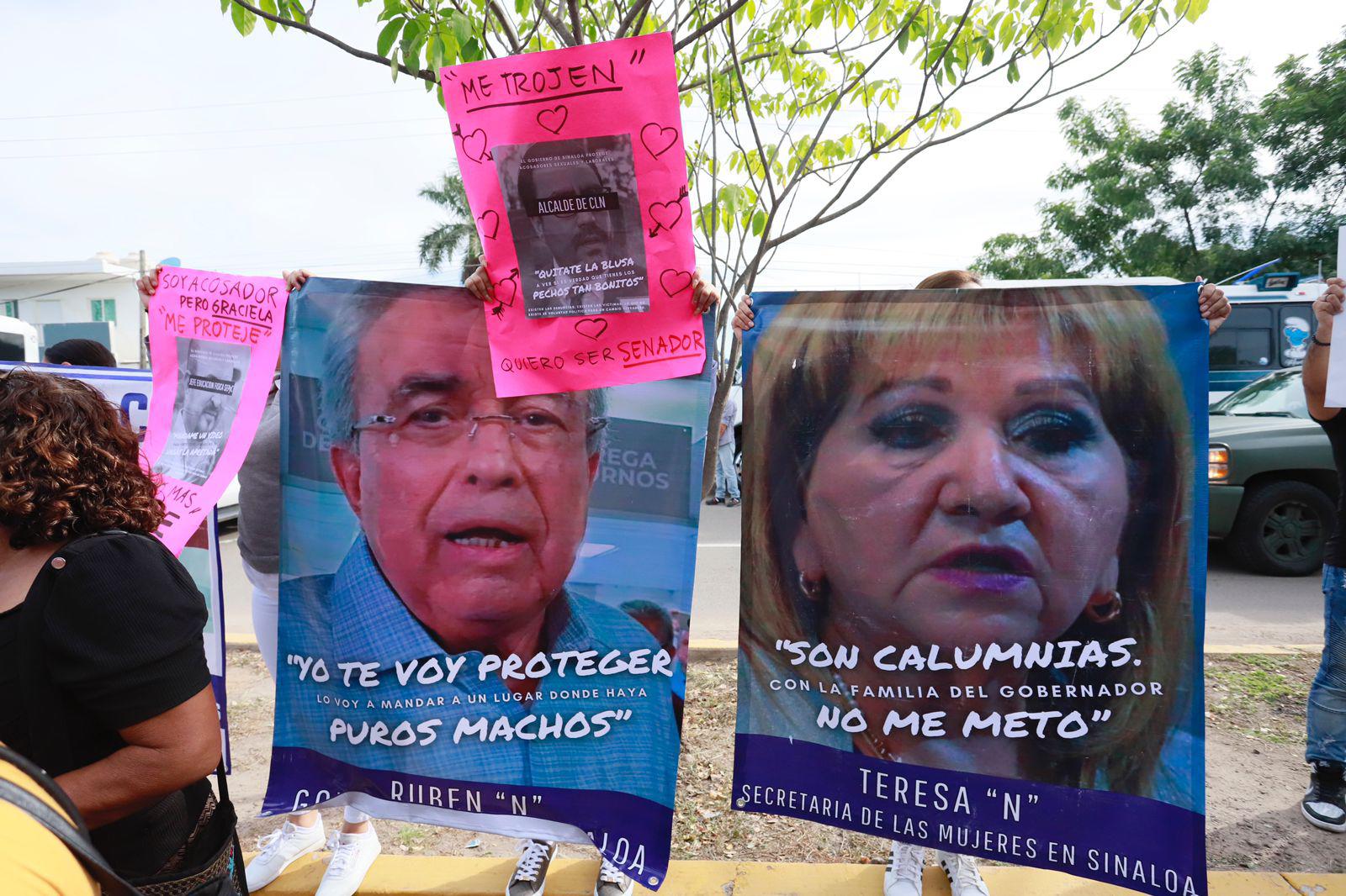 $!Simpatizantes y manifestantes ‘alborotan’ la llegada de AMLO a Culiacancito