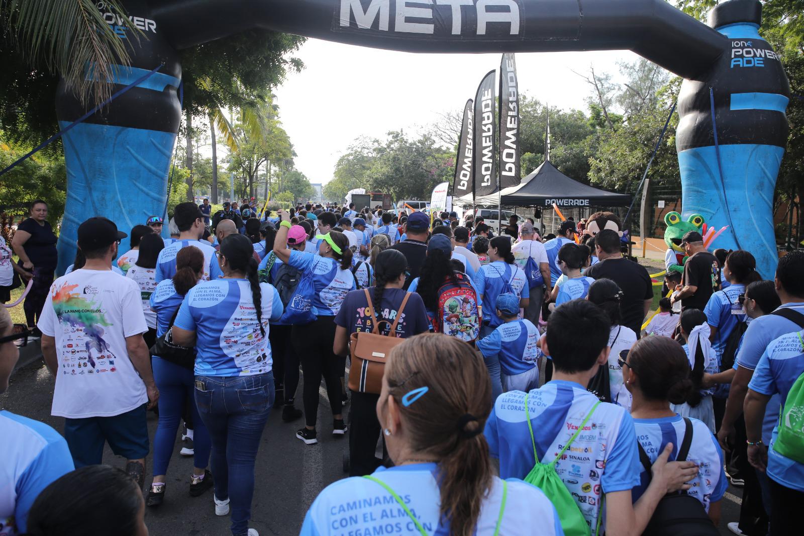 $!Celebran colorida Caminata por el Día Internacional de la Parálisis Cerebral en Mazatlán
