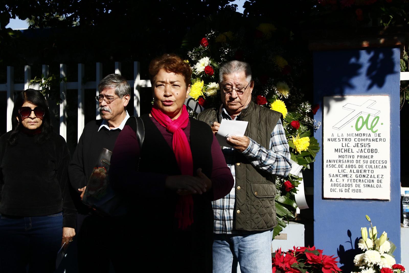 $!Llaman a combatir la impunidad, a 36 años del asesinato del periodista Jesús Michel Jacobo