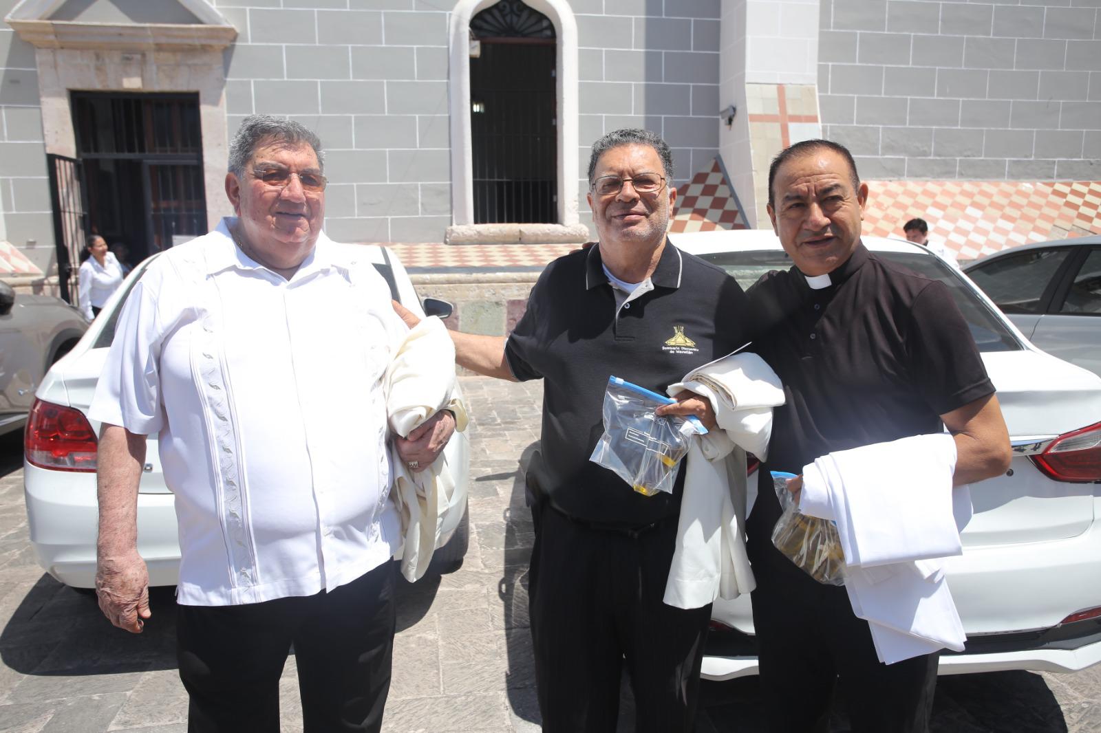 $!Los Padres Manuel Carrasco, Santiago Serna y Alfredo Toledano.