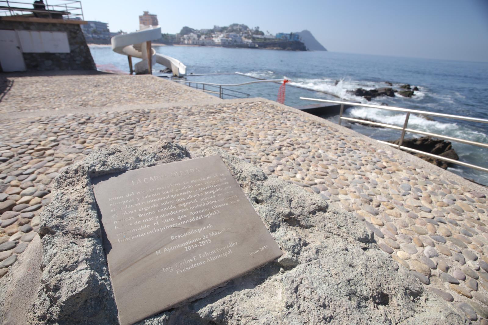 $!Tras quejas por abandono, Carpa Olivera tendrá proceso de remodelación, informa Alcaldesa de Mazatlán