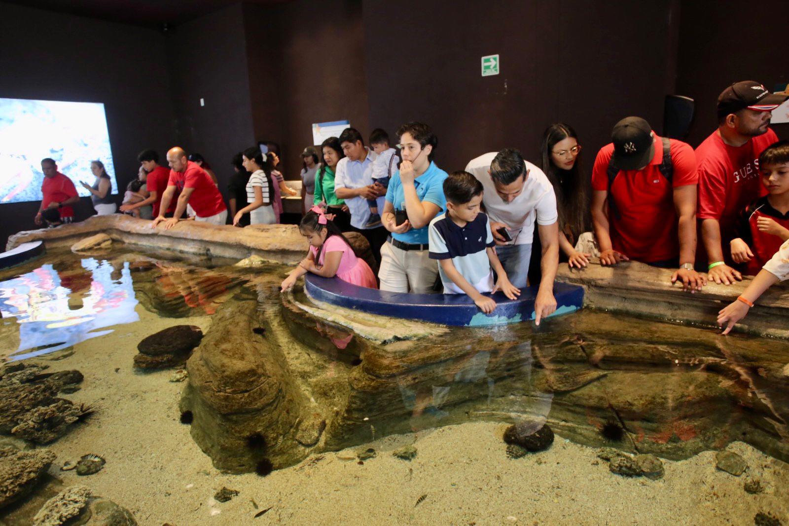 $!Hijos de trabajadores de Noroeste celebran el Día del Niño con una ‘exploración’ en el Gran Acuario de Mazatlán