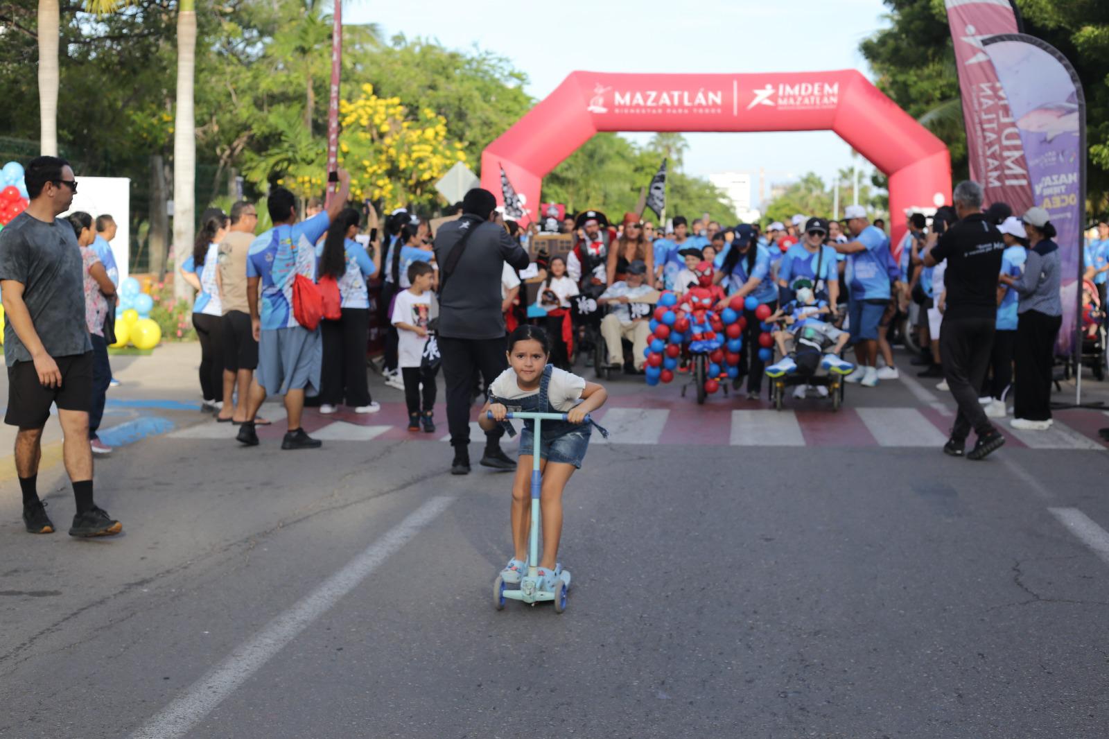 $!¡Inclusión y solidaridad! Mazatlán corre con el corazón en Carrera por la Parálisis Cerebral