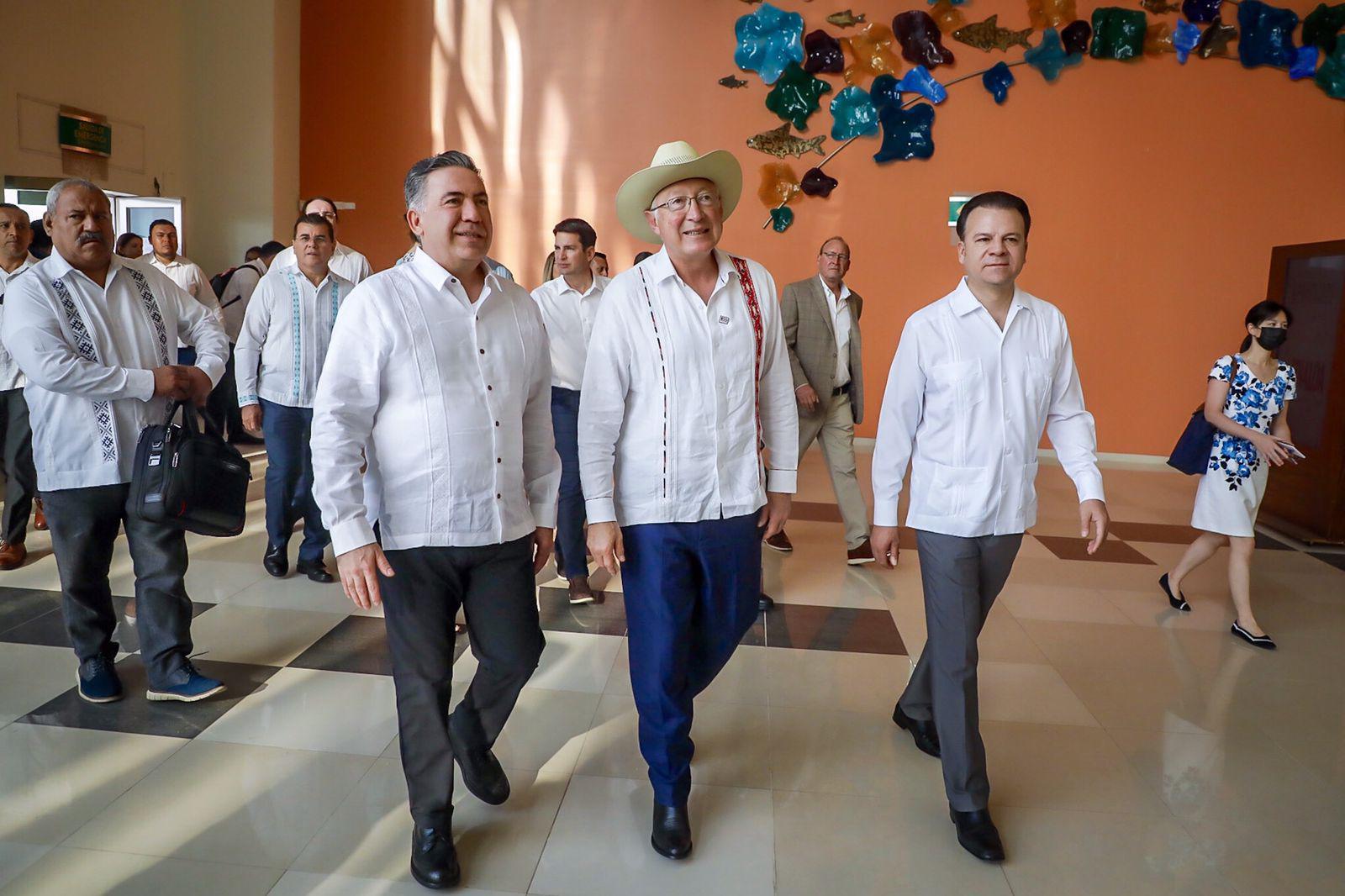 $!Impulsan gobernadores y EU el Corredor Económico desde Sinaloa hasta Texas