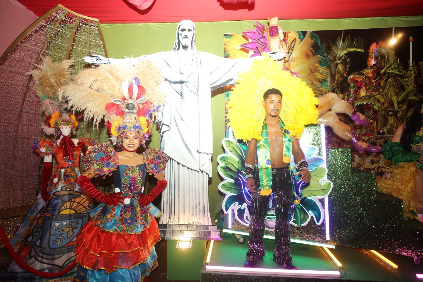 $!Gran Acuario Mazatlán se declara en fiesta con los cinco carnavales del mundo