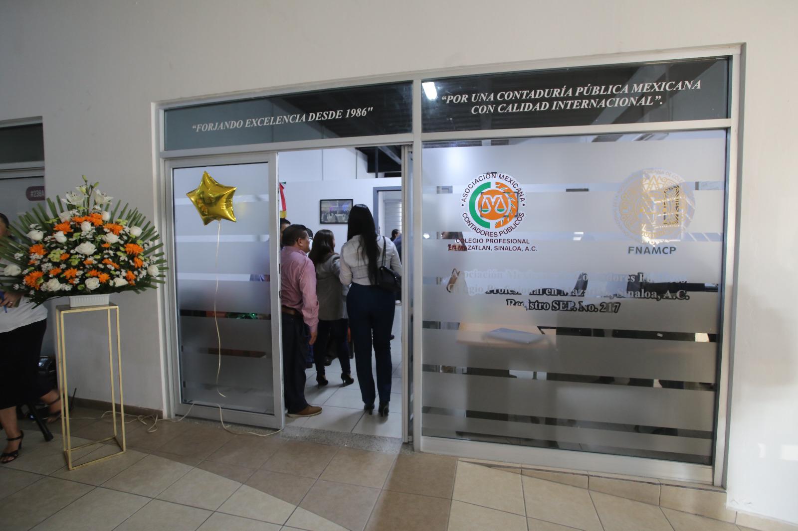 $!Asociación Mexicana de Contadores Públicos Colegio Profesional en Mazatlán tiene nuevas oficinas