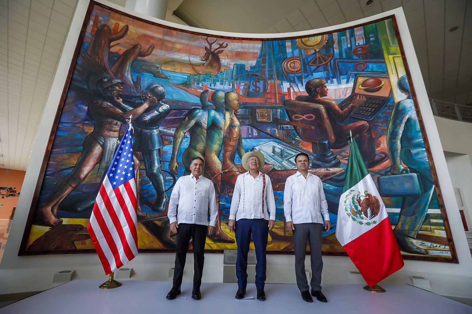 $!Impulsan gobernadores y EU el Corredor Económico desde Sinaloa hasta Texas