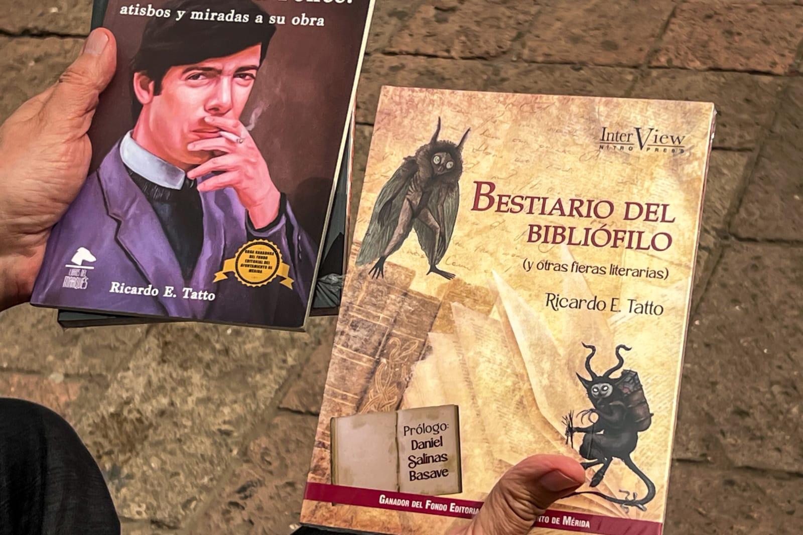 $!Ricardo E. Tatto retrata las manías y adicciones de los lectores en Bestiario del Bibliófilo