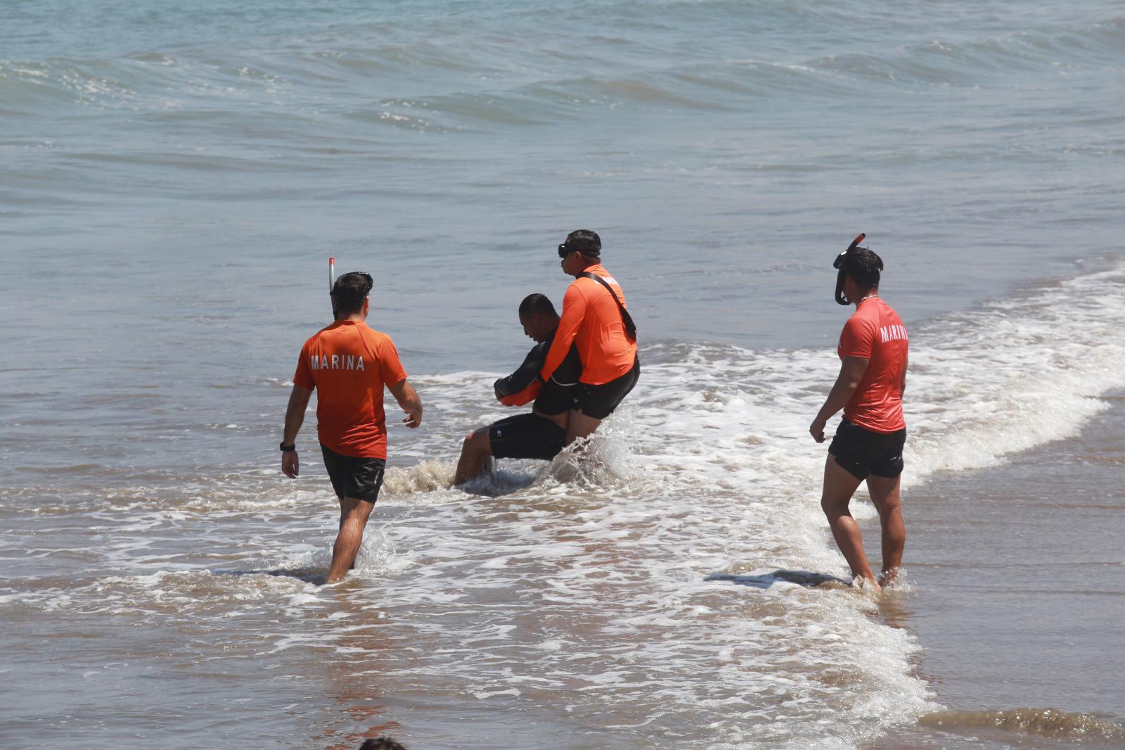 $!Marina refuerza capacitación de rescatistas rumbo al verano en Mazatlán