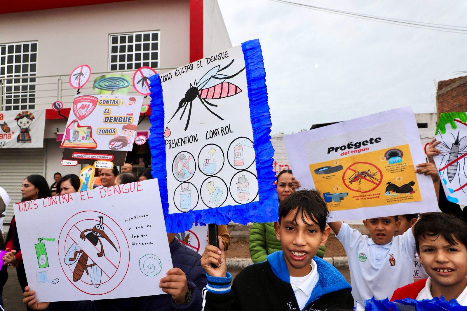 $!Lanzan campaña en Elota para eliminar el dengue, zika y chikungunya