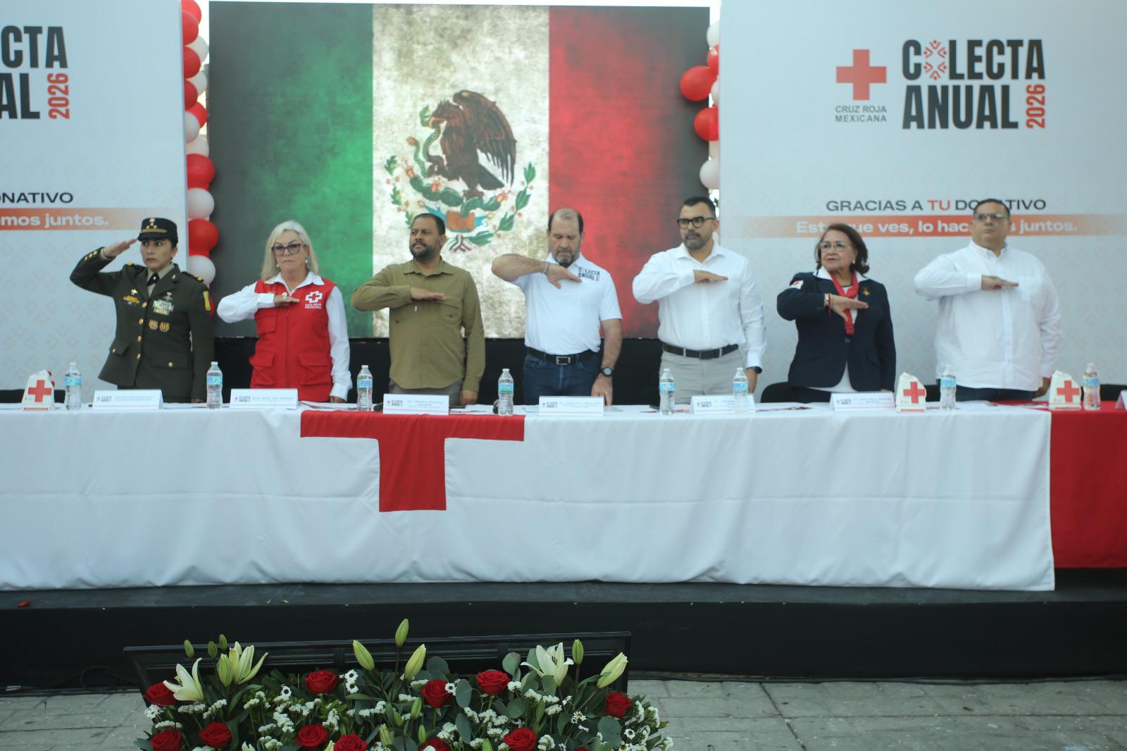 $!Arranca Colecta Anual de Cruz Roja en Mazatlán y recibe un millón 76 mil 500 pesos en donativos