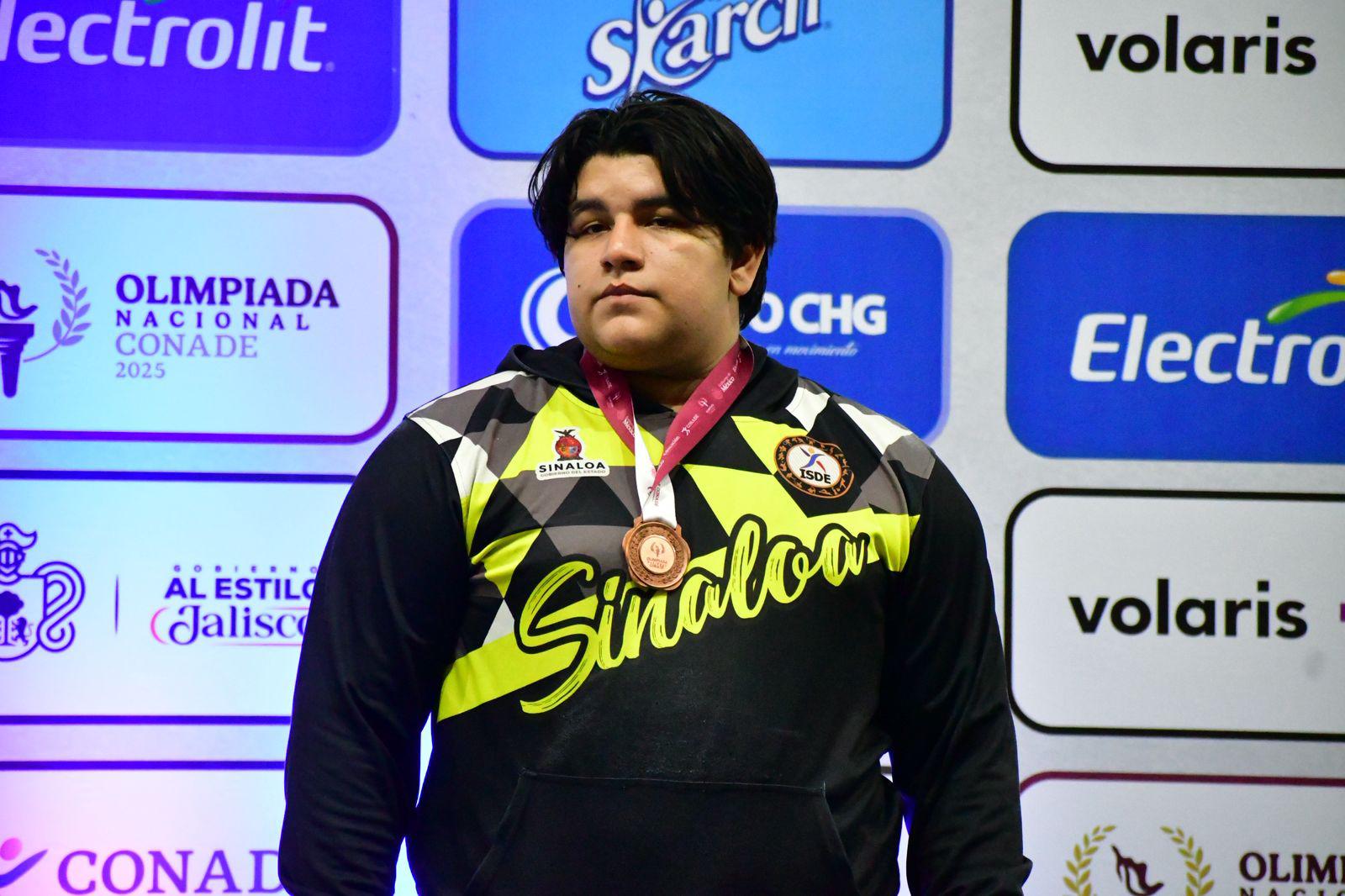 $!Sinaloa cierra con seis medallas en halterofilia varonil y suma 20 preseas totales en la Olimpiada Nacional Conade 2025