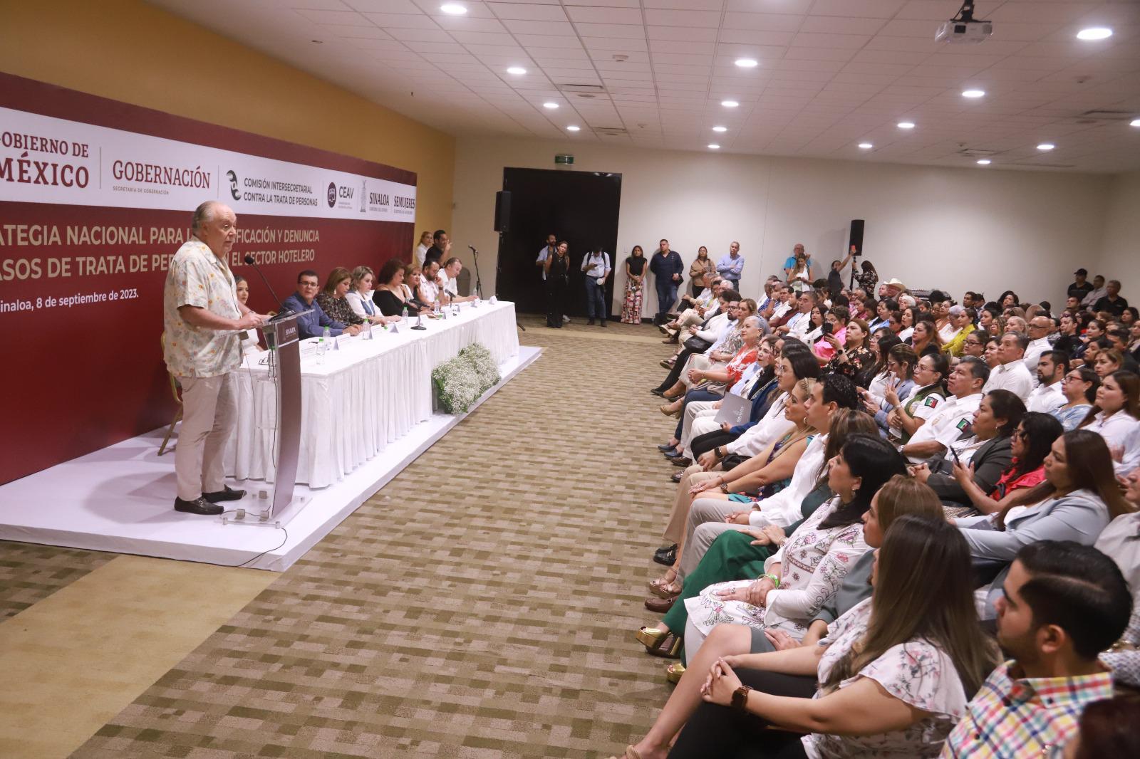 $!Presentan en Mazatlán estrategia contra la trata de personas en el sector hotelero