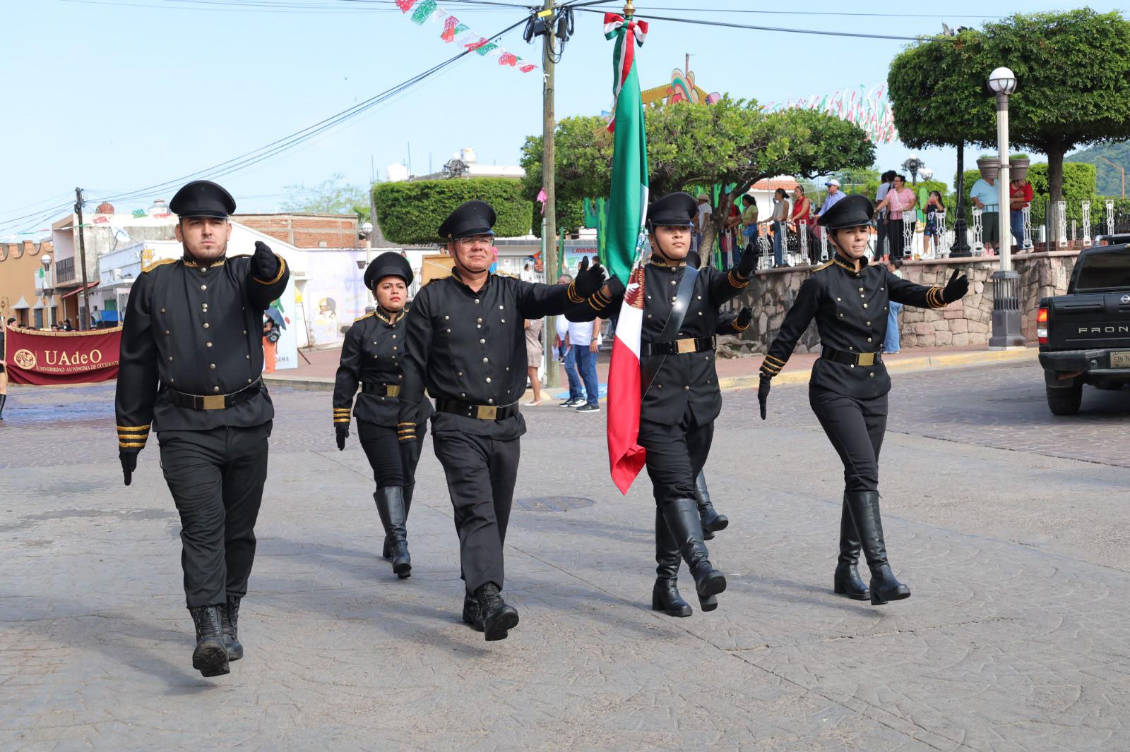 $!Rosario celebra la Independencia de México con desfile cívico