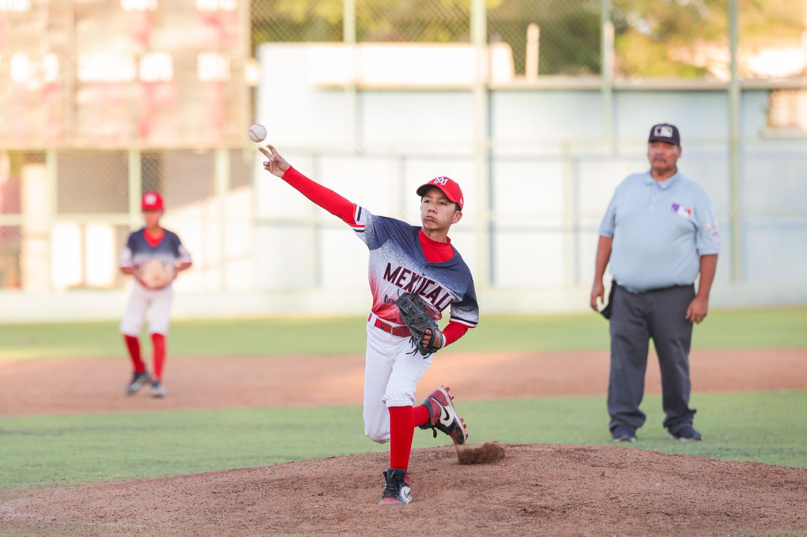 $!Águilas de Mexicali Kids debutan con triunfo sobre Tomateros en el Torneo Infantil de la LMP