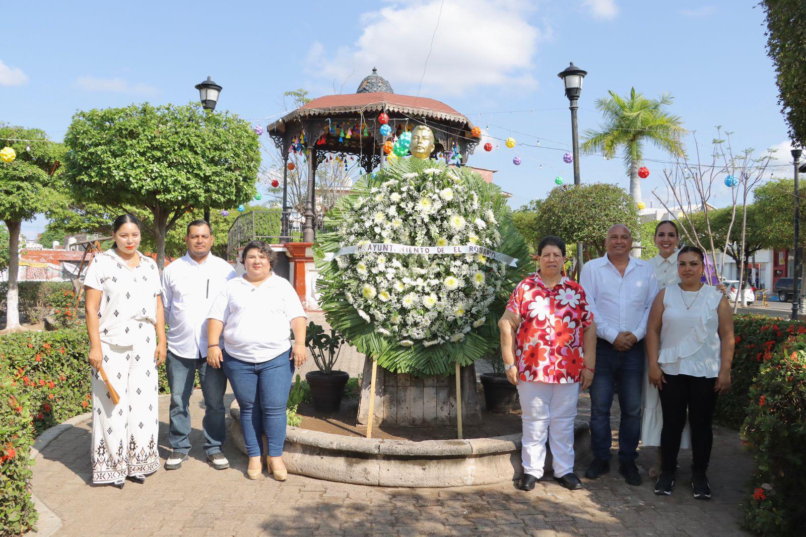 $!Conmemoran 115 aniversario luctuoso de Gabriel Leyva Solano, en Rosario