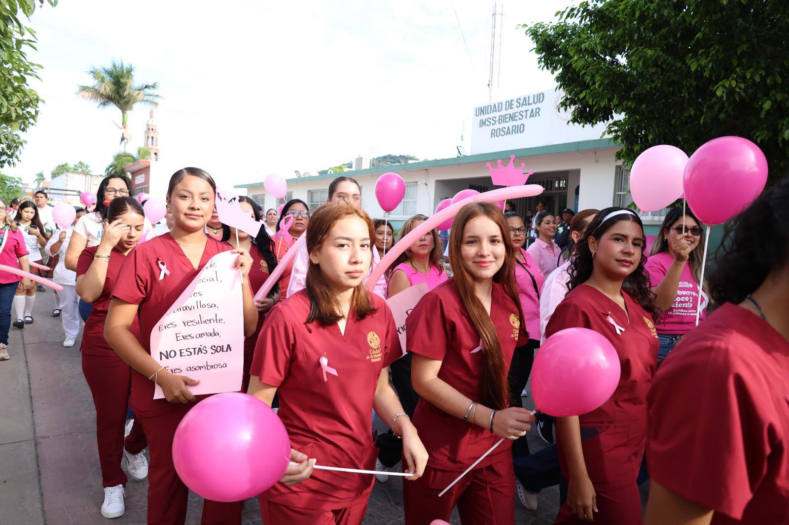 $!Conmemoraron en Rosario el Día Mundial de la Lucha contra el Cáncer de Mama