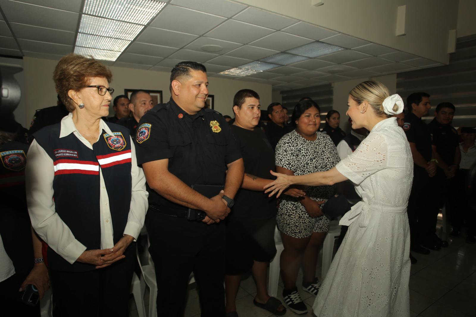 $!Agradece Patronato de Bomberos Mazatlán por reconocimiento a su labor