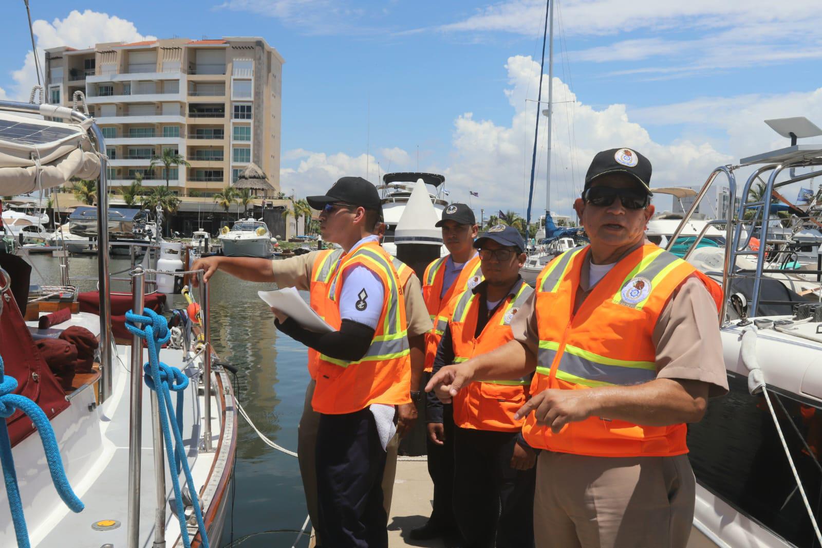 $!Refuerza Capitanía de Puerto operativos de revisión en Mazatlán