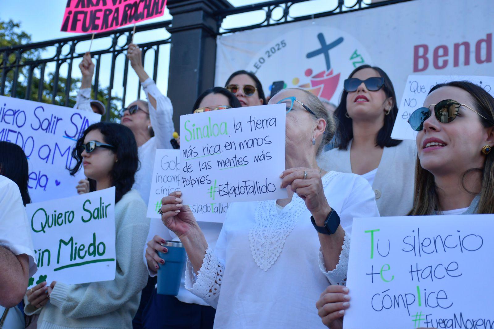 $!Marchan en Culiacán por hartazgo ante la violencia y falta de resultados del gobierno