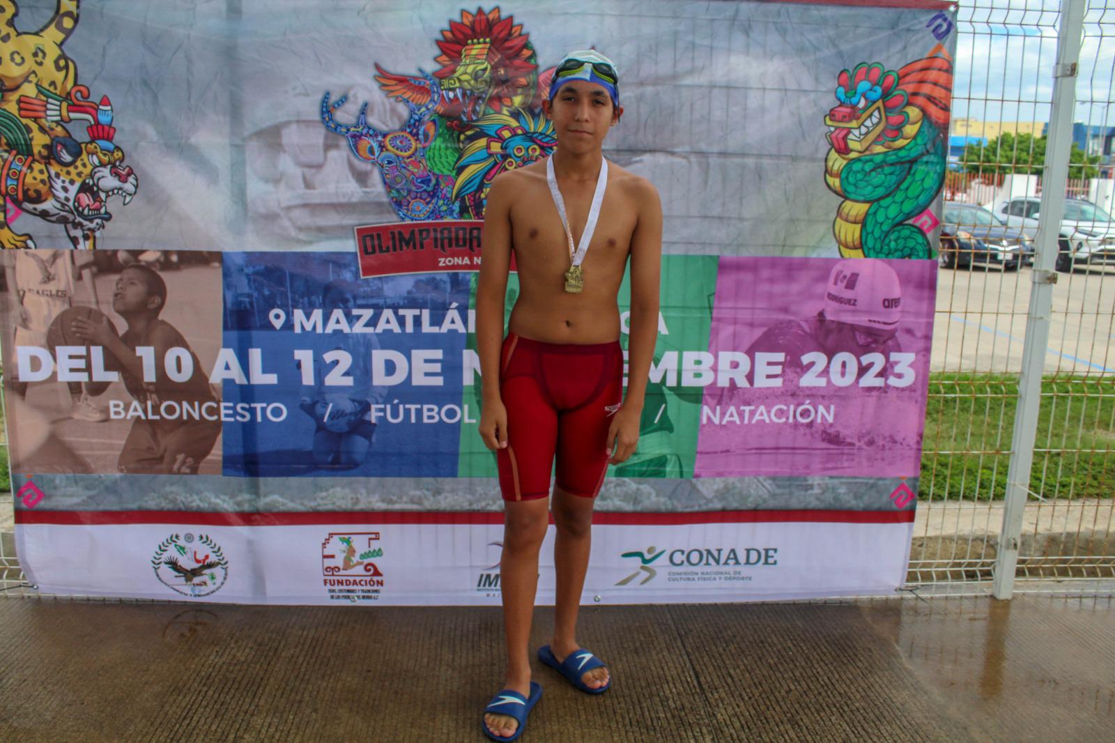 $!Tritones mazatlecos toman parte de Olimpiada Indígena Zona Norte