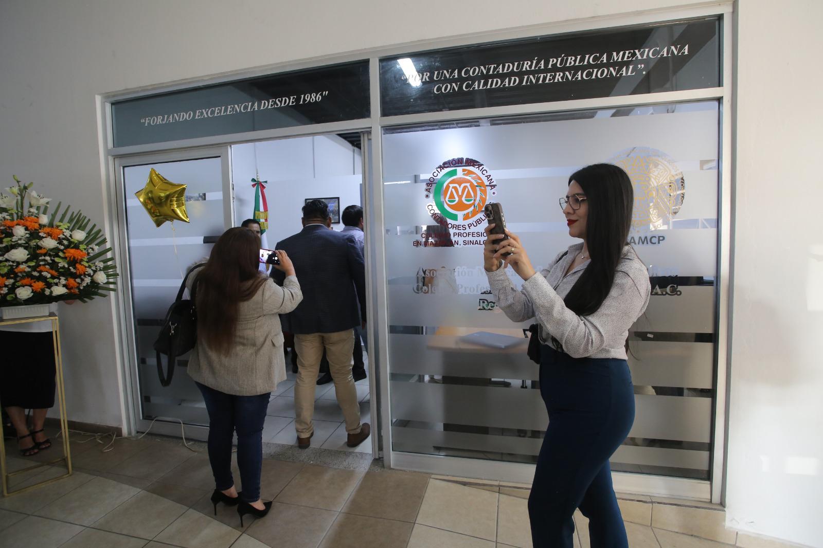 $!Asociación Mexicana de Contadores Públicos Colegio Profesional en Mazatlán tiene nuevas oficinas