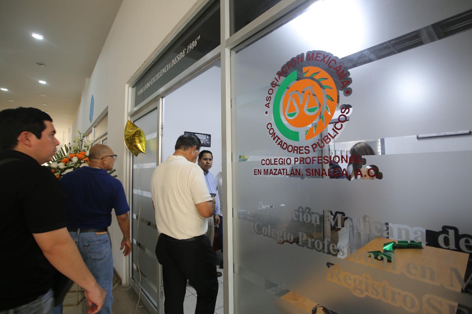 $!Asociación Mexicana de Contadores Públicos Colegio Profesional en Mazatlán tiene nuevas oficinas