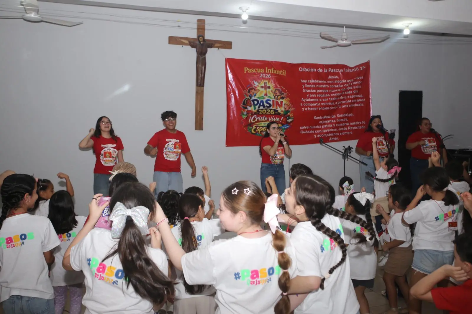 $!Pascua Infantil 2026 de Mazatlán reúne a cerca de 150 niños para vivir el significado de la Semana Santa