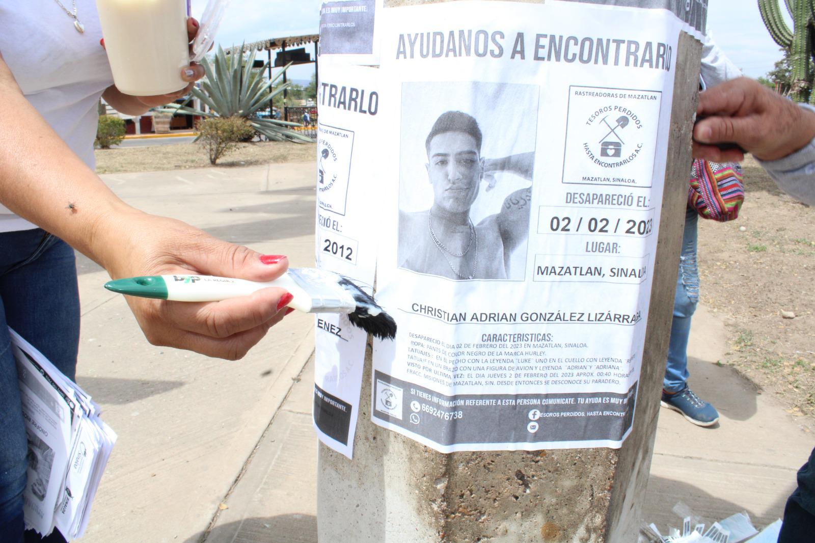$!Lamenta grupo de rastreadoras que se arranquen carteles de sus desaparecidos
