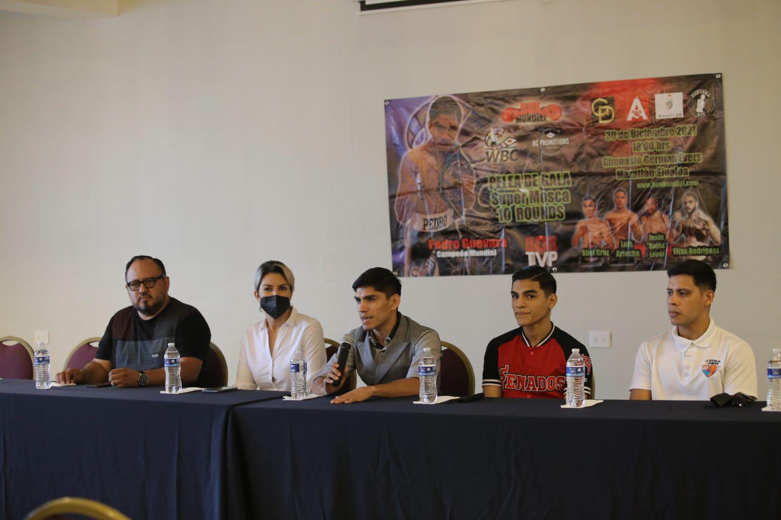 $!Boxeador Pedro ‘Pedrín’ Guevara estelarizará función de fin de año en Mazatlán