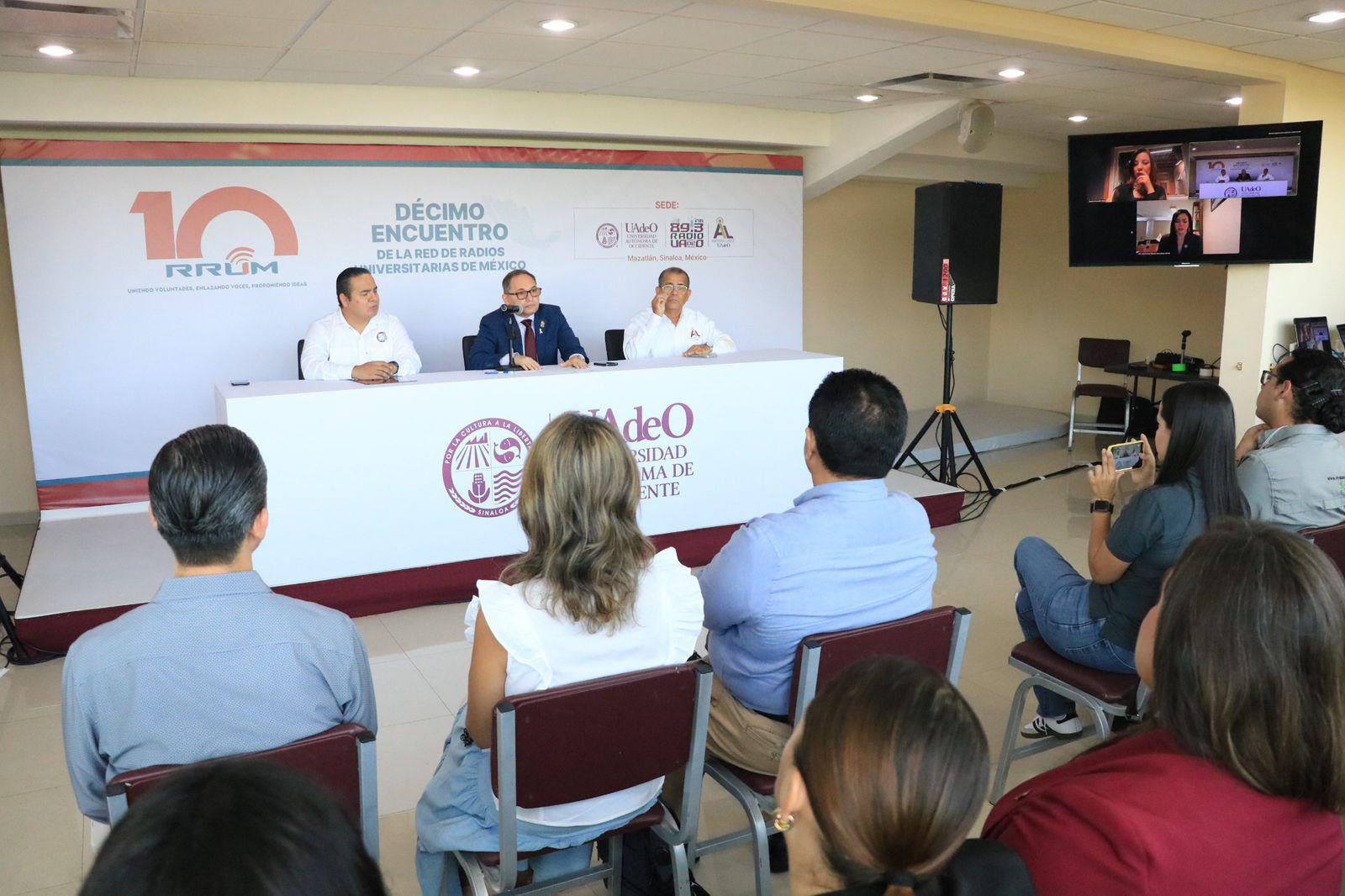 $!Mazatlán y la UAdeO serán sede del décimo Encuentro de la Red de Radios Universitarias de México