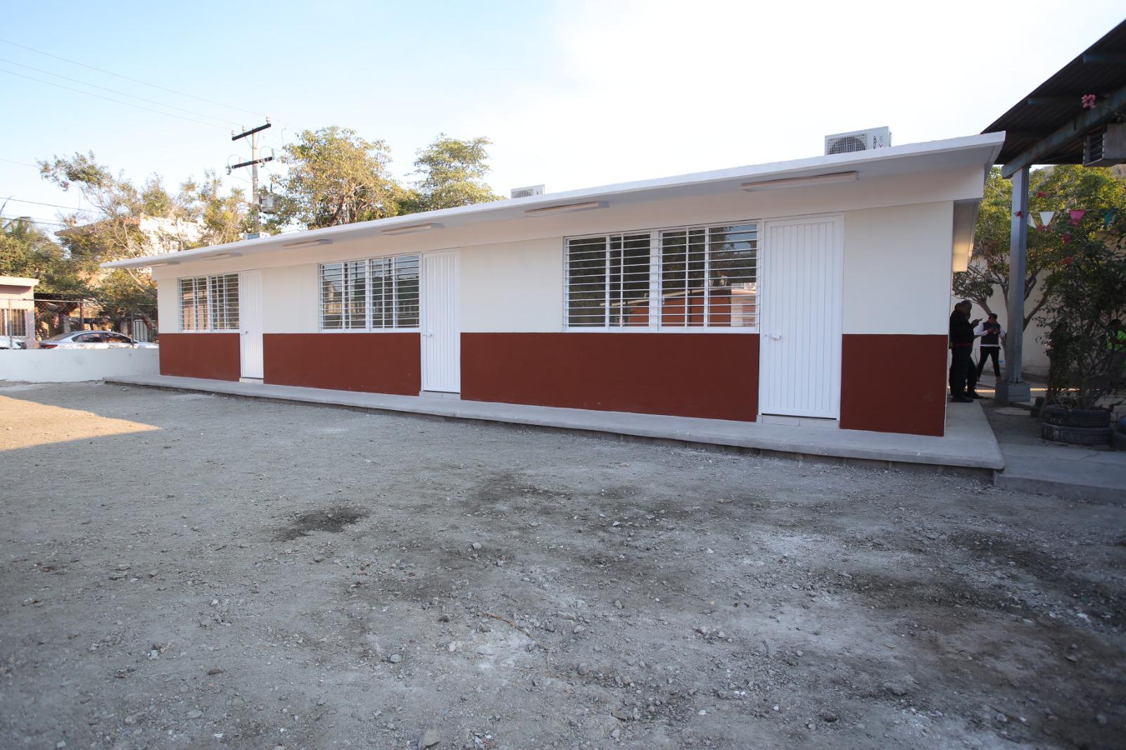 $!Inauguran nuevas aulas en la primaria Lázaro Cárdenas, en Mazatlán